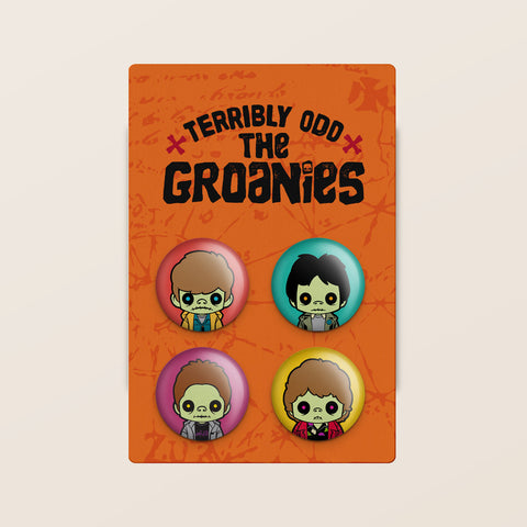 The Groanies Button Set