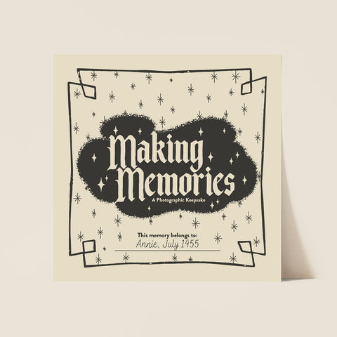 Mr. Eyes - Annie, Making Memories Print