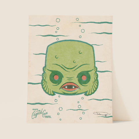 Gilly's Cryptid Cove Lagoon Lounge Menu Print