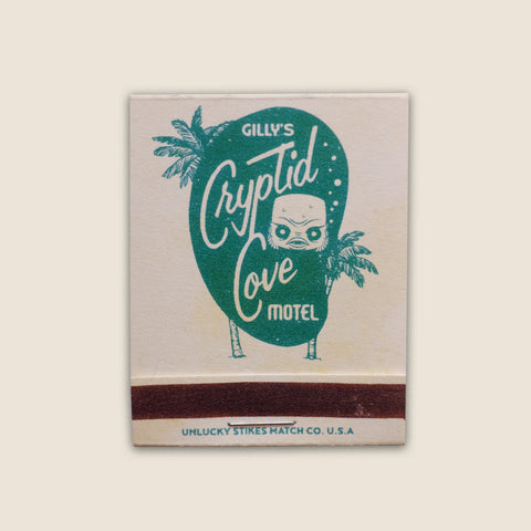 Gilly's Cryptid Cove Motel Matchbook Pin