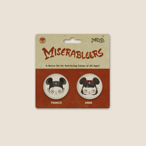 Mr. Eyes - Miserableers Button Set