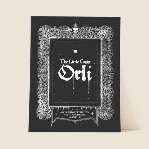 Mr. Eyes - Orli: The Little Count L.E. Print