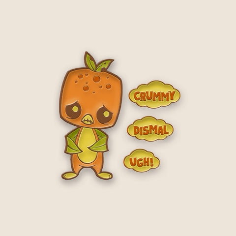 Canker Bird Sour Mood Pin