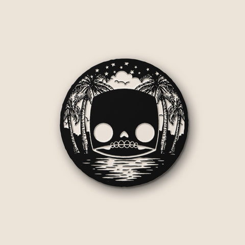 Mr. Eyes - Something Strange Among The Palms Glow-In-The-Dark Emblem Pin