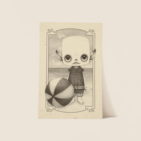 Mr. Eyes - Timothy, the Beach Ghoul Print