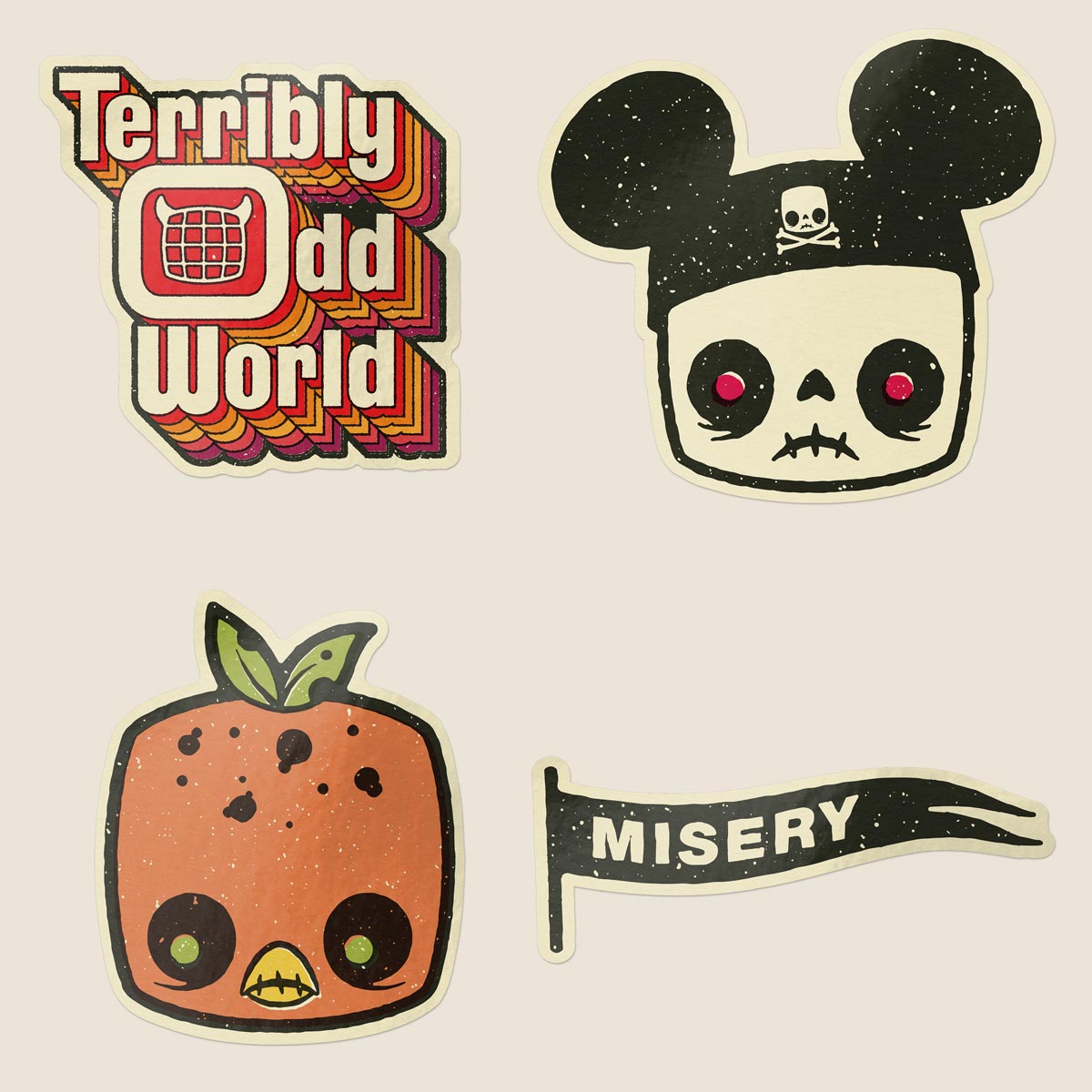 Terribly Odd World Sticker Pack